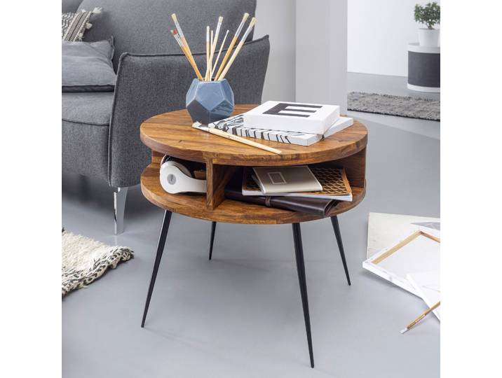 Couchtisch Blumberg Ø 60cm Braun