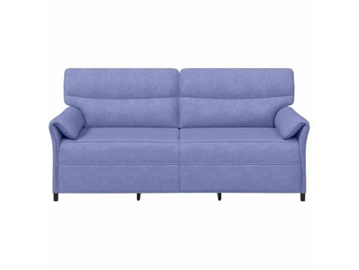 KTHLBRH Sofa aus Polyester mit schwarzen Beinen Verstellbare Armlehnen, Gestell aus Metall, Schaumstoff, für den Innenbereich, 110 kg