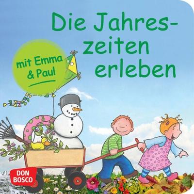 Die Jahreszeiten erleben mit Emma und Paul. Mini-Bilderbuch., Geheftet von Monika Lehner, Don Bosco, 978-3-7698-2434-6