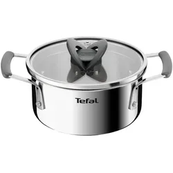 Tefal Zestaw garnków Opti Space 8 elem. G7378S55, Pfannenset + Topfset, Silber