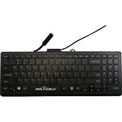 SEALSHIELD SEAL SHIELD Tastatur Cleanwipe Pro Black SSKSV101PRO-DE