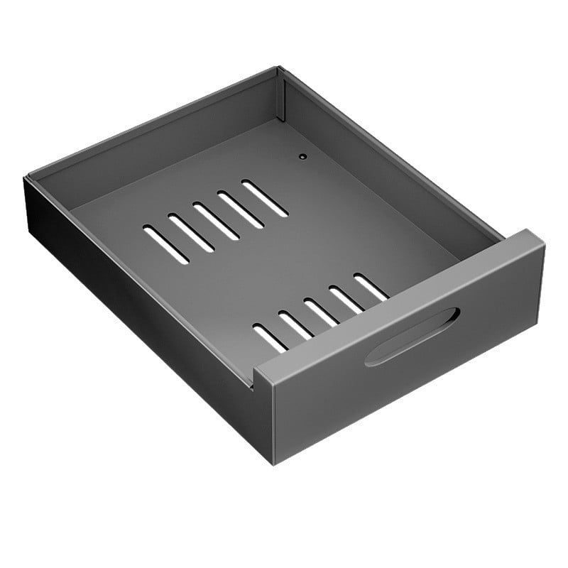 XIVADA Keukenkast Organizer Schuiflade Aluminium Zwart - Breedte: 30 cm