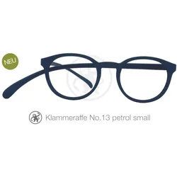 Lesebrille No.13 Klammeraffe "small" petrol
