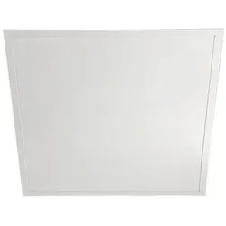 Einbaupanel LED quadratisch Einbau Deckenstrahler LED Deckenlampe weiß LED Rasterlampe flach, Aluminium, 36W 4320lm Tageslichtweiß, LxBxH 59,5x59,5x3,3 cm