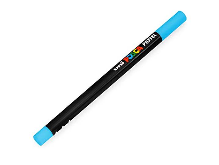 Uni POSCA Pastel - Professionele Wax Kleurpastel - KPA-100 - Lichtblauw (8) - Enkel