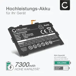 Cellonic Akku für Samsung SM-T830 Galaxy Tab S4, SM-T835 LTE, Smartphone Akku