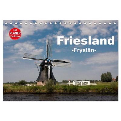 Friesland - Fryslan (Tischkalender 2027 DIN A5 quer), CALVENDO Monatskalender