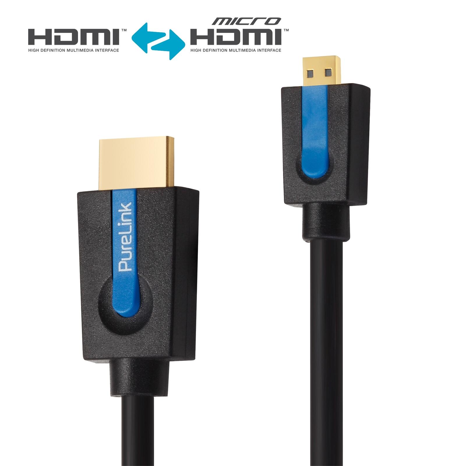 PureLink HDMI/Micro HDMI Kabel - Cinema Serie 1,50m CS1200-015