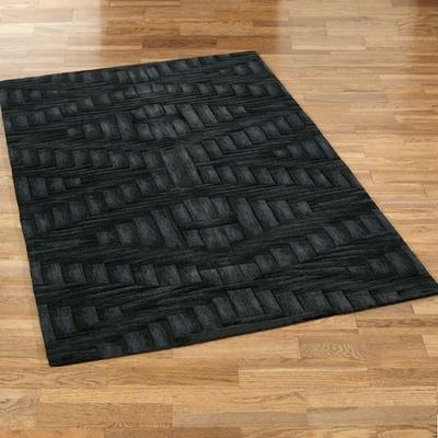 Nourison / Exclusives "Caydon Rectangle Rug, 3'6"" x 5'6"", Onyx"