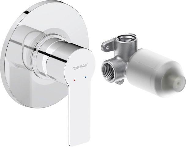 Duravit D-Code Einhebel-Brausemischer Unterputz Set DC4210007010
