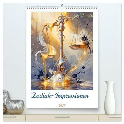 Zodiak - Impressionen (hochwertiger Premium Wandkalender 2027 DIN A2 hoch), Kunstdruck in Hochglanz