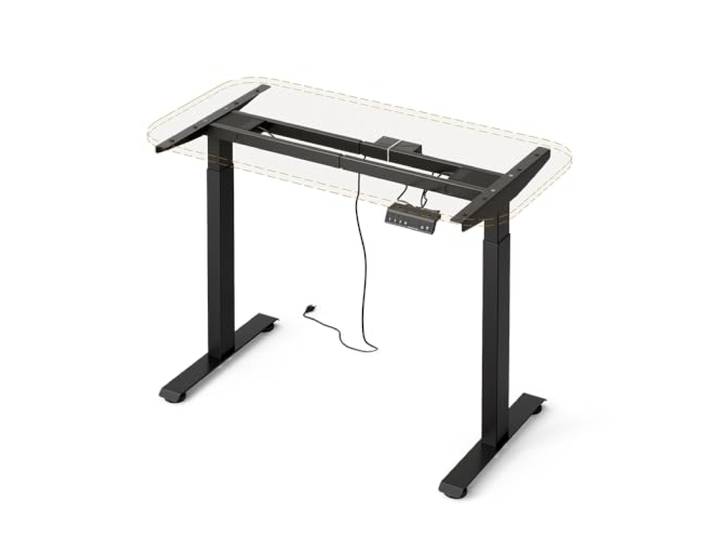 Vicco Elektrisches höhenverstellbares Schreibtischgestell Elevate Schwarz