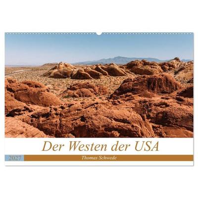 Der Westen der USA (Wandkalender 2027 DIN A2 quer), CALVENDO Monatskalender