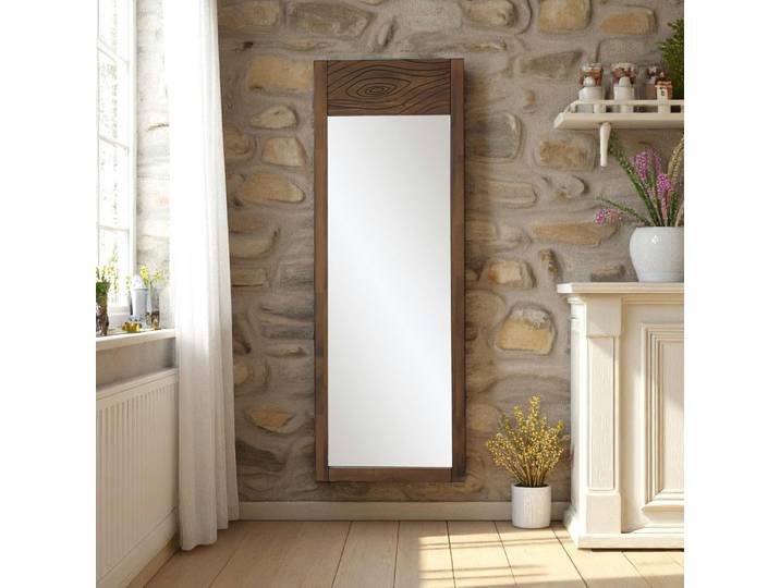 Miroir vertical en bois 155 cm HILO - Marron - arbre