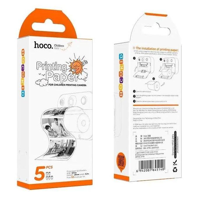 Hoco Headphone with microphone printing paper for children printing camera 5 pcs (5 Stk.) (54557388)