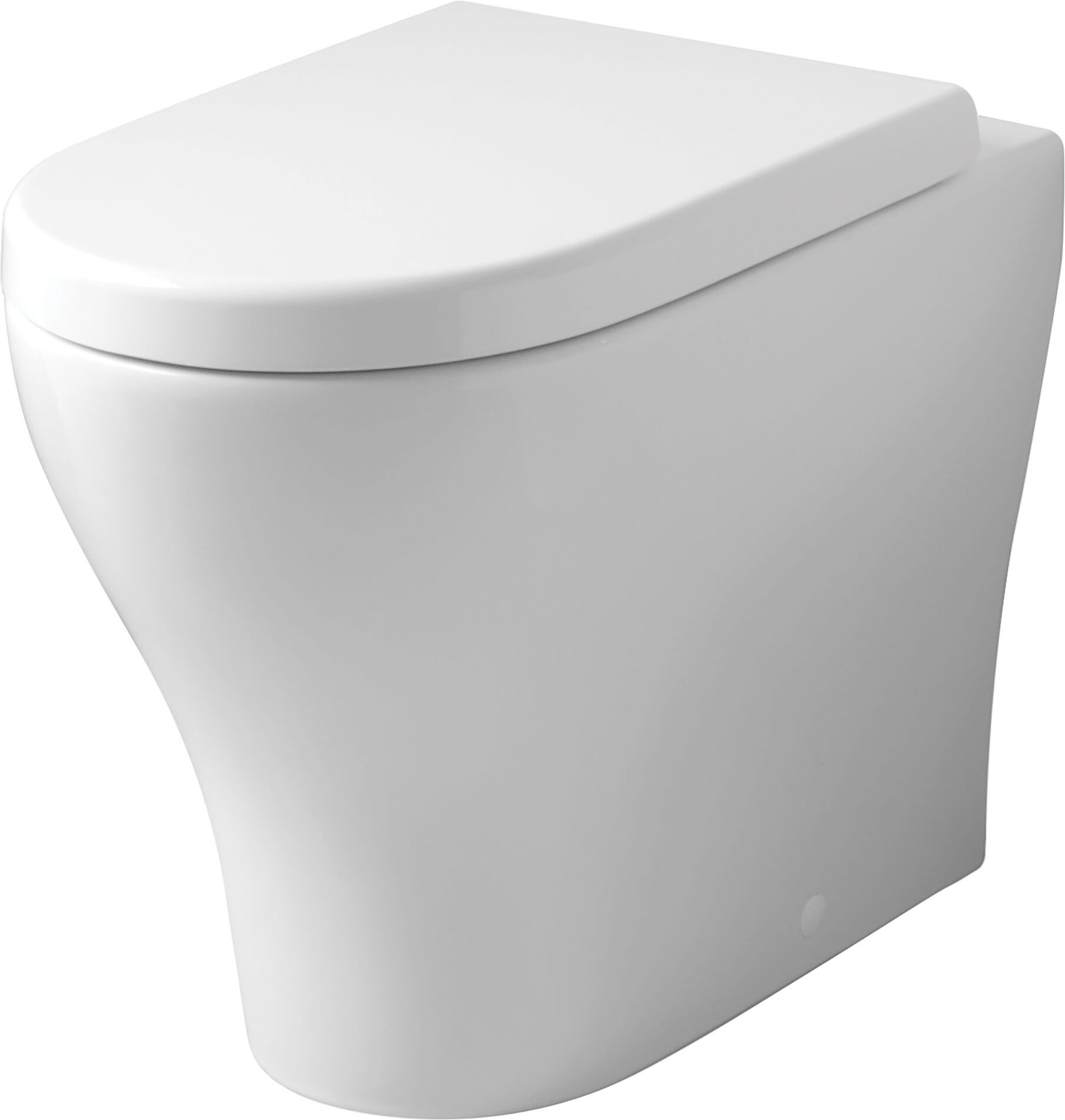 Disegno Ceramica VASO SERIE MILANO FILO MURO A TERRA SCARICO MULTIPLO IN CERAMICA BIANCA
