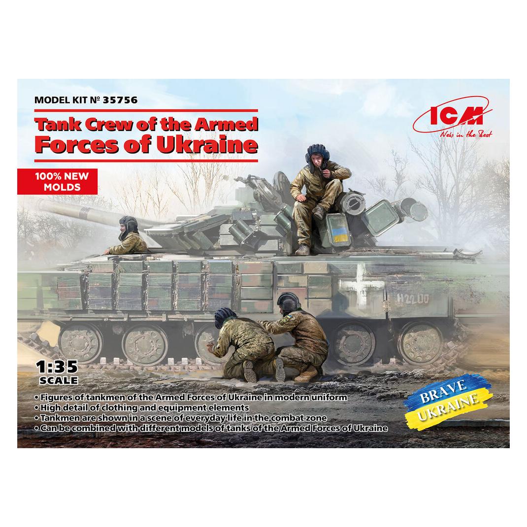 ICM Tank Crew of the Armed Forces of Ukraine (100% new molds) (35756)