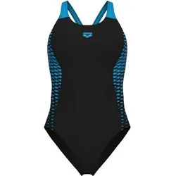 ARENA Damen Schwimmanzug OPENINGS SWIMSUIT V BACK, Größe 36 in Schwarz Schwarz