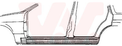 Van Wezel Einstiegblech 0640103 Links