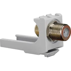 Hager VZ315FF KOAX Modul (E-Dat), universal, F-Buchse / F-Buchse