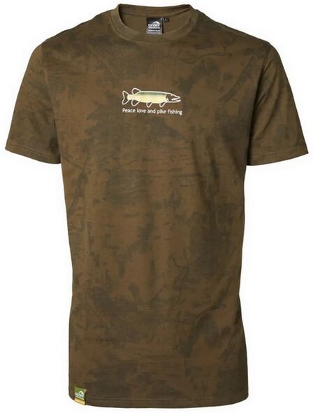 Geoff Anderson Organic Tee Peace Pike Leaf-S