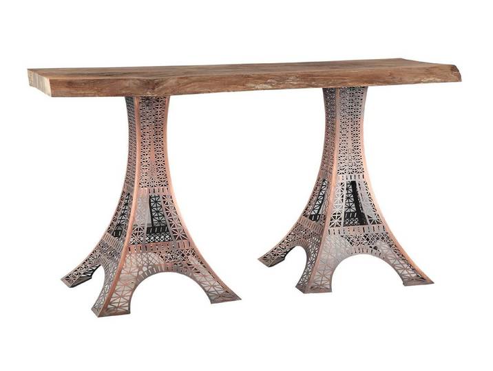 JVmoebel Couchtisch Eleganter Holztisch in warmem Braun mit modernem Design (Packung), Made in Europe