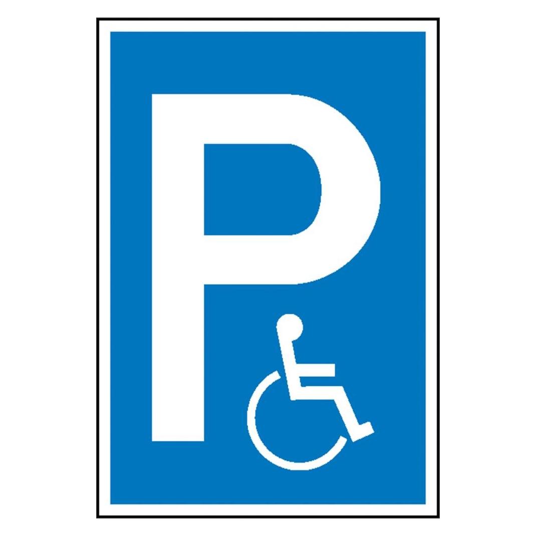 SafetyMarking Parkplatzschild P Rollstuhlfahrer (52.5136)
