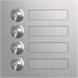 Elcom 4-Taster+Schild GZM-140