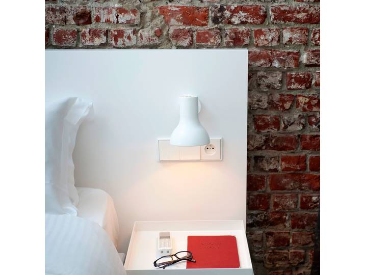 Type 75 Mini Wandleuchte, alpinweiß, Schalter - Anglepoise - Schlafzimmer - Design - Aluminium - Einflammig