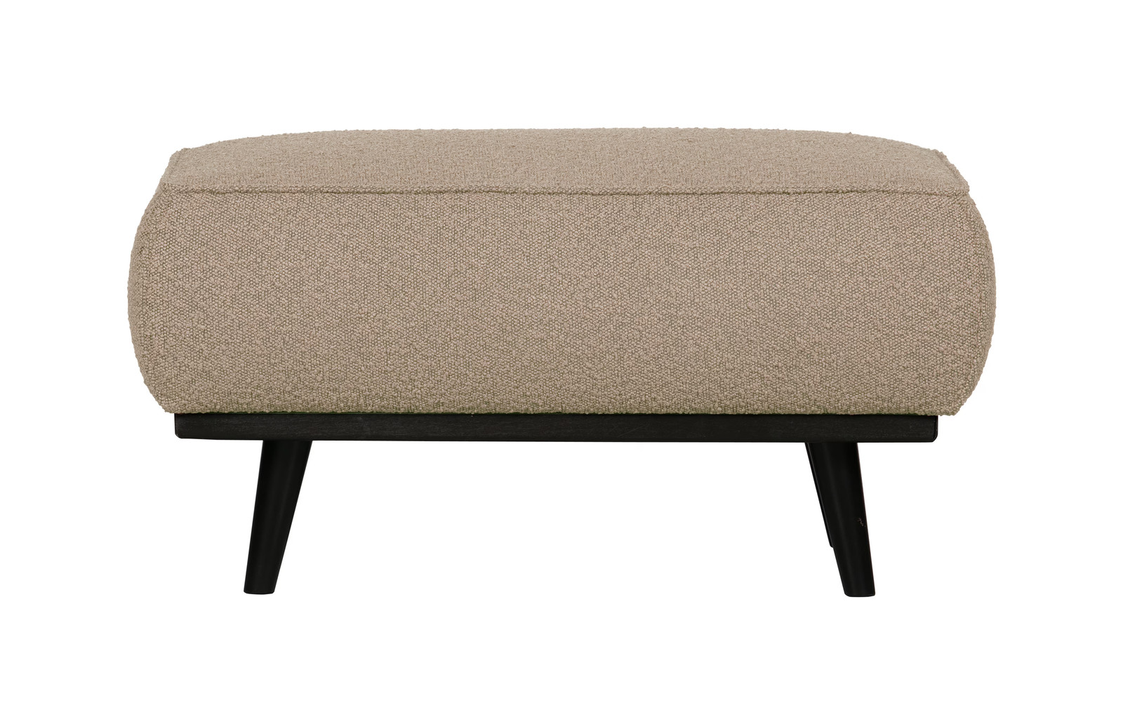 WOOOD Hocker Statement Bouclé Beige - BePureHome