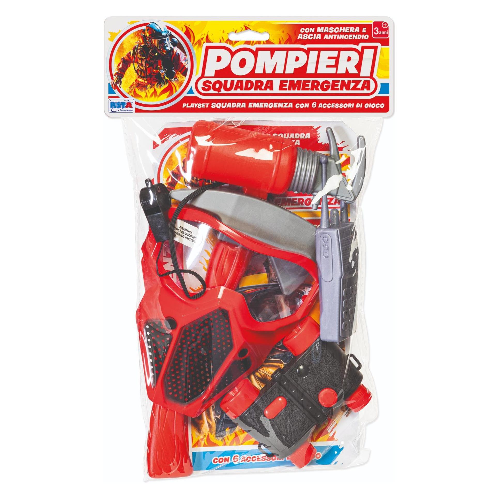 Rs Toys Set Accessori Pompieri Squadra Emergenza In Busta (57224295)