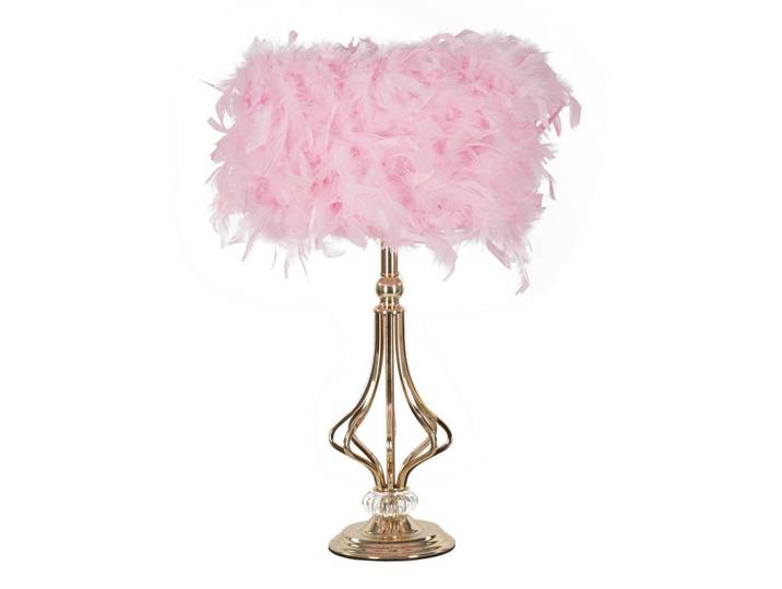 Tischleuchte Tarty Pink Pink, Weiß B: 25 cm