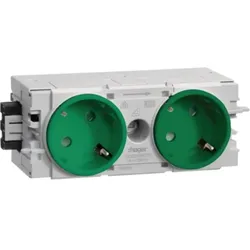 Tehalit Steckdose 2-fach 45 Grad GS20106029