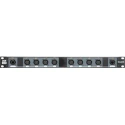 Showgear DS-24F/5 DMX Rack Split 8x 5-polige XLR-Female auf 2x RJ45-Female Konverter (4 Universen pro CAT-Kabel)