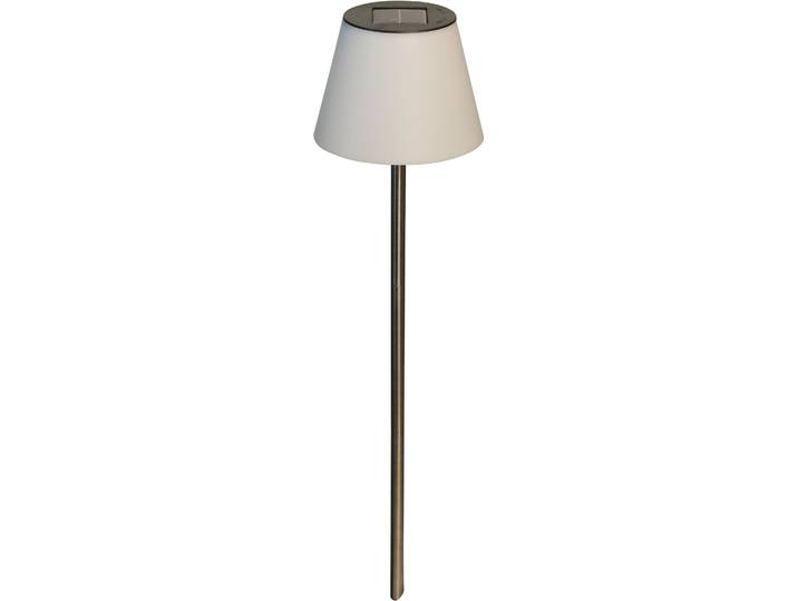 Gartenleuchte LUXFORM Solar-Gartenlampe - Maspalomas - 15 Lumen - LED , weiß, 1 Stk., Leuchten, Gartenleuchte, Solarbetrieben