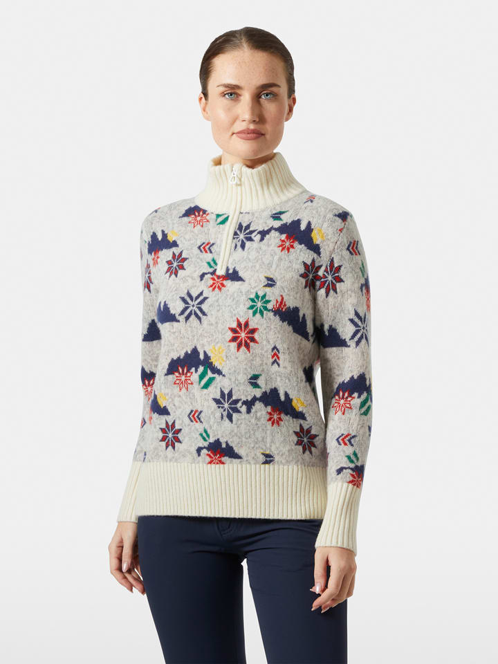 Helly Hansen Wollpullover "Arctic Iceland" in Creme - L