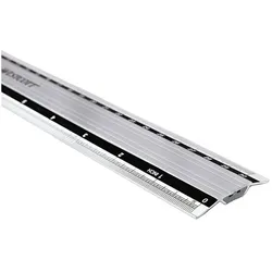 Westcott Aluminium-Lineal 30 cm rutschfest grau