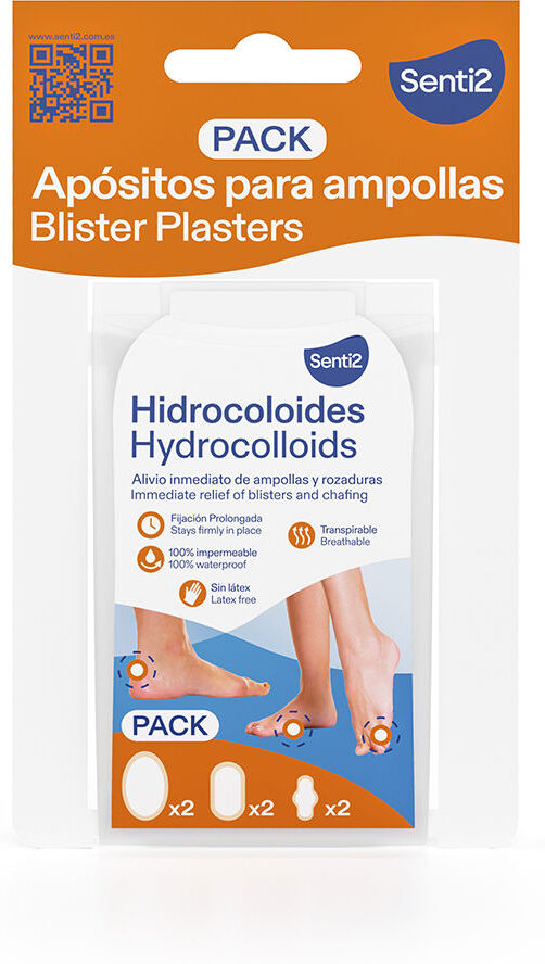 Senti2 Pannements Hydrocolloïdes assortis 6 unités
