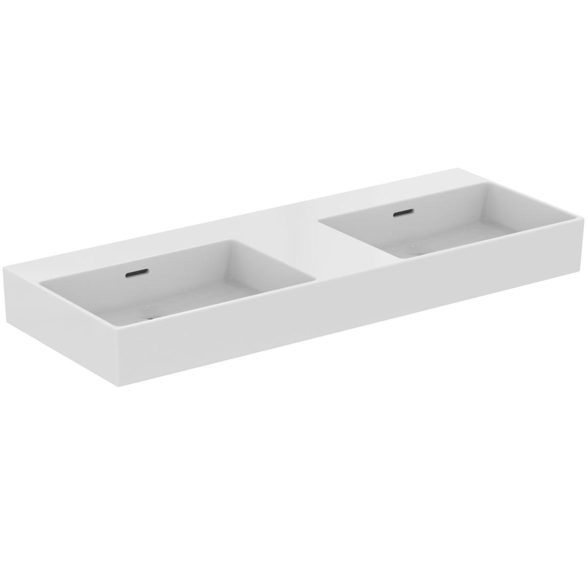 Ideal Standard Waschtisch Extra 1215 mm ohne Hahnloch mit Überlauf Weiss, R055801 R055801