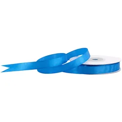 Creativery 12mm Satinband 25m Schleifenband Geschenkband Stoffband Bastelband Mittelblau