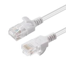 MicroConnect V-UTP60025W-SLIM RJ45 Patchkabel 0.25 m Weiß 1 St.