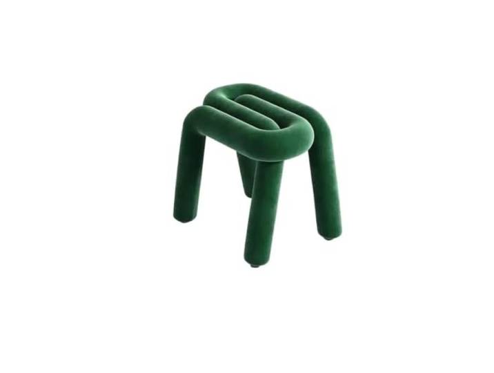 Schminkhocker Make-up-Hocker, Maniküre-Stuhl, Schminkstühle Dressing Schlafzimmermöbel Hocker Flur Ottomane Fußstütze Modern Fleece(Color 2)