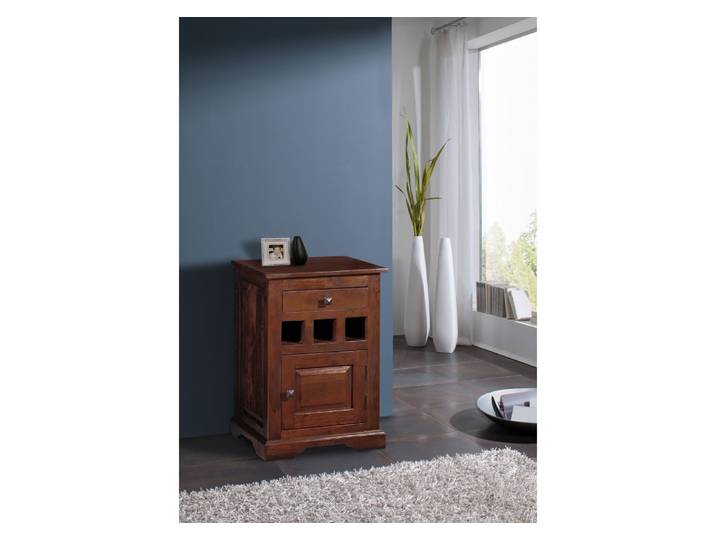 Nachttisch Akazie 46x40x65 nougat lackiert OXFORD #269