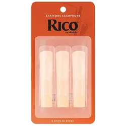 D’Addario Woodwinds Rico - Bariton Saxophone 2,5 - 3er Pack - Blätter