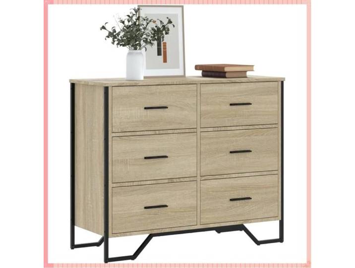 commode - Chêne sonoma - Pour Chambre - Design Élégant