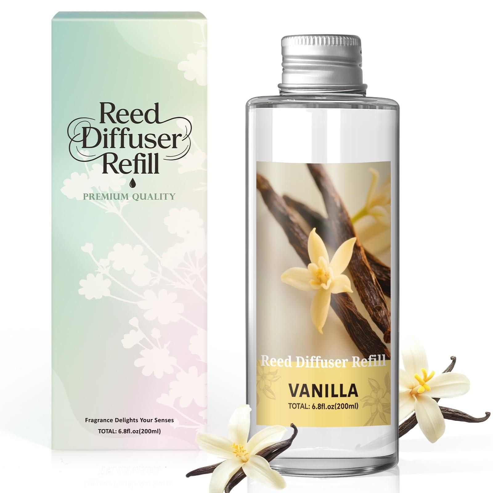 Dripio Geurolie Navulling Vanille, 200 ml, voor Diffuser