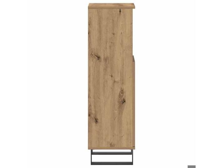 Maison Soldes Armoire de Rangement pour Salle de Bain - Colonne WC - chêne artisanal 30x30x100cm Moderne971301
