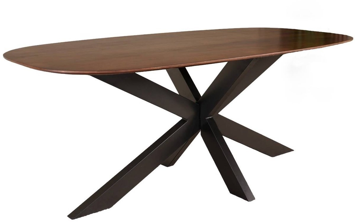 Austin Eettafel Austin ovaal mangohout bruin 240 cm