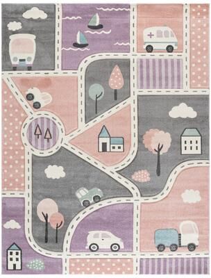SAFAVIEH Carousel Kids Mihaila Neighborhood Rug