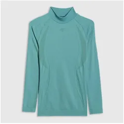 4F, Damen, Funktionsunterhose, Nahtlose Thermounterwäsche für Damen (L, M), Blau